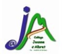 Logo du collège Jeanne d'Albret